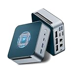 rumlawn Mini PC Ryzen 5 7430U(Max 4,3 GHz), Mini Computer 16GB RAM 1TB M.2 NVMe SSD, Mini ...
