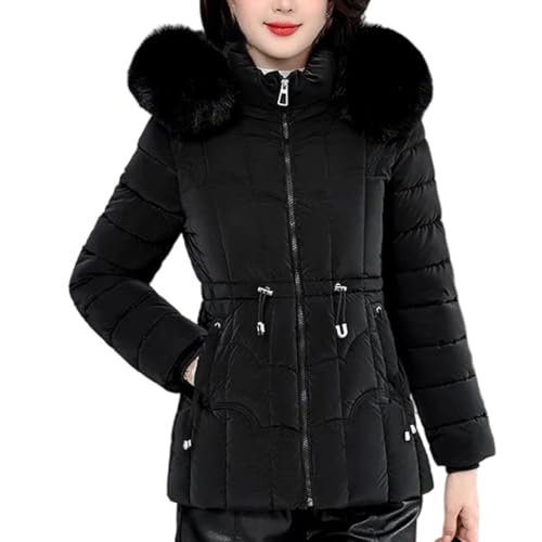Parka d'hiver femme Kelsiop la doudoune courte à capuche idéale pour vos sorties en ville
