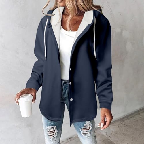 Juniors Hoodies Coats for Women Long Sleeve Hooded Basic Fall Winter 2025 Y2K2