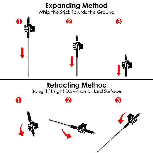 self-Defense Swing Pole Tool.Outdoor Defender Survival Tools Used for Emergency Escape Tools, Trekking Poles, Easy to Carry and use