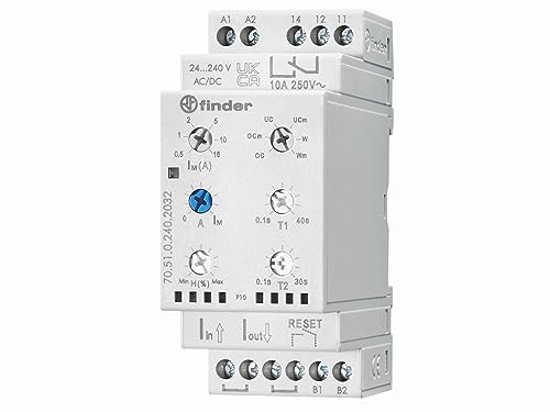 Relais de surveillance du courant Finder appareil de mesure modulaire 240V