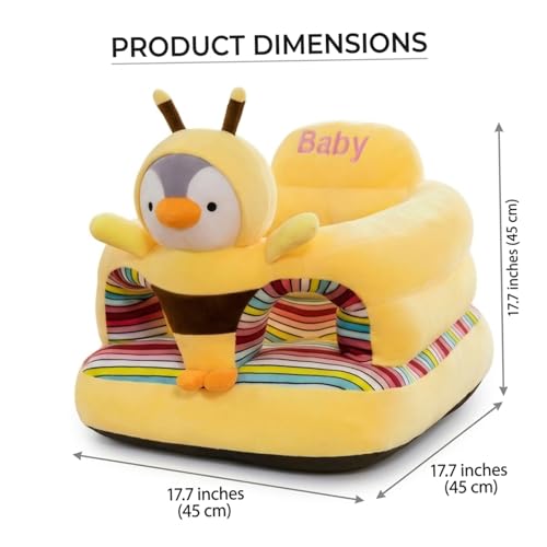 Chaise assise pour bébé support de sol peluche douce pour nourrisson - 3