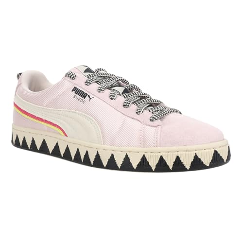 PUMA Womens Lemlem X Suede Lace Up Sneakers Shoes Casual - Pink - Size 8.5 M2