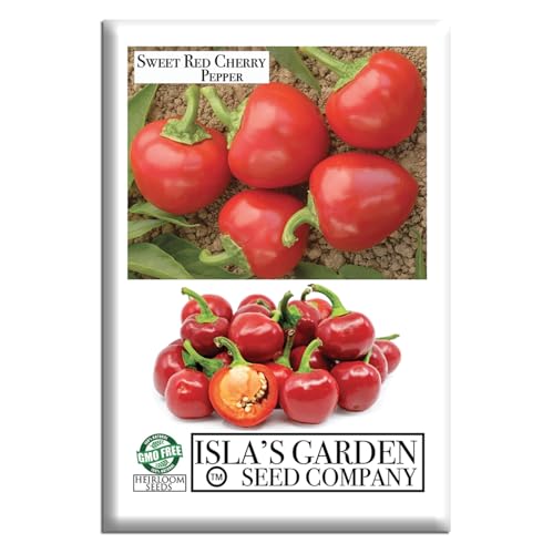 Sweet Red Cherry Pepper Seeds (Capsicum annuum) – 25+ Non