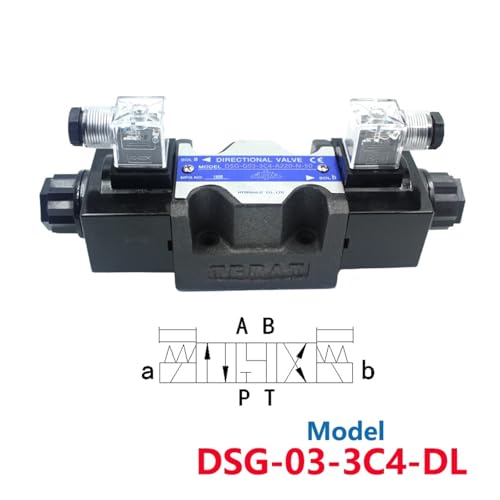 Vanne hydraulique D1SG-03-3C4-DL DC12V de commande directionnelle
