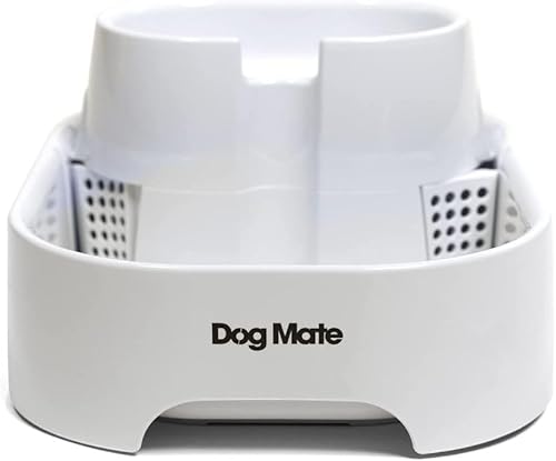 Miniatura 2 de Dog Mate Fuente grande para mascotas para perros y gatos con filtro incluido, capacidad de 200 onzas líquidas