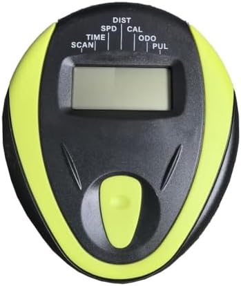 Exercise Bike Monitor with LCD Display for Heart Rate, Speed, Distance and Calories Tracking, for Stationary Bikes, 147x124mm, Plastic, 2X AAA Batteries (Not Included)