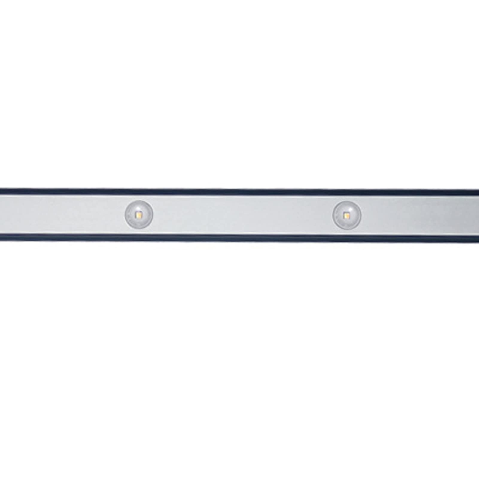 Luce Intelligente Ultra Sottile a LED, Luce Ricaricabile con Sensore di Movimento Wireless, Materiale in Lega di Alluminio, Luce a Batteria, Induzione a Bassa Tensione per Armadi, (60 cm / 23,6