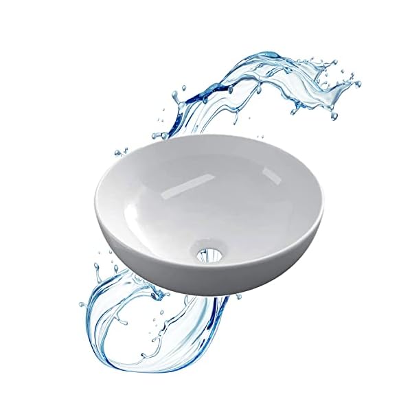 Starbath-Plus-Lavabo-de-Ceramica-con-Forma-Redonda-Color-Blanco-Sin-Taladro-Grifo-Medidas-32-x-32-x-15-cm-Ideal-para-Poner-sobre-Encimera-de-Muebles-de-Banos-y-Aseos Starbath-Plus-Lavabo-de-Ceramica-con-Forma-Redonda-Color-Blanco-Sin-Taladro-Grifo-Medidas-32-x-32-x-15-cm-Ideal-para-Poner-sobre-Encimera-de-Muebles-de-Banos-y-Aseos