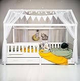✅ WIMPELKETTE: Perfekte Dekoration für jedes Kinderzimmer besteht unsere Wimpelkette aus 9 Stück Bio-Baumwolle Wimpeln die jeweils 16 x 21 cm groß sind