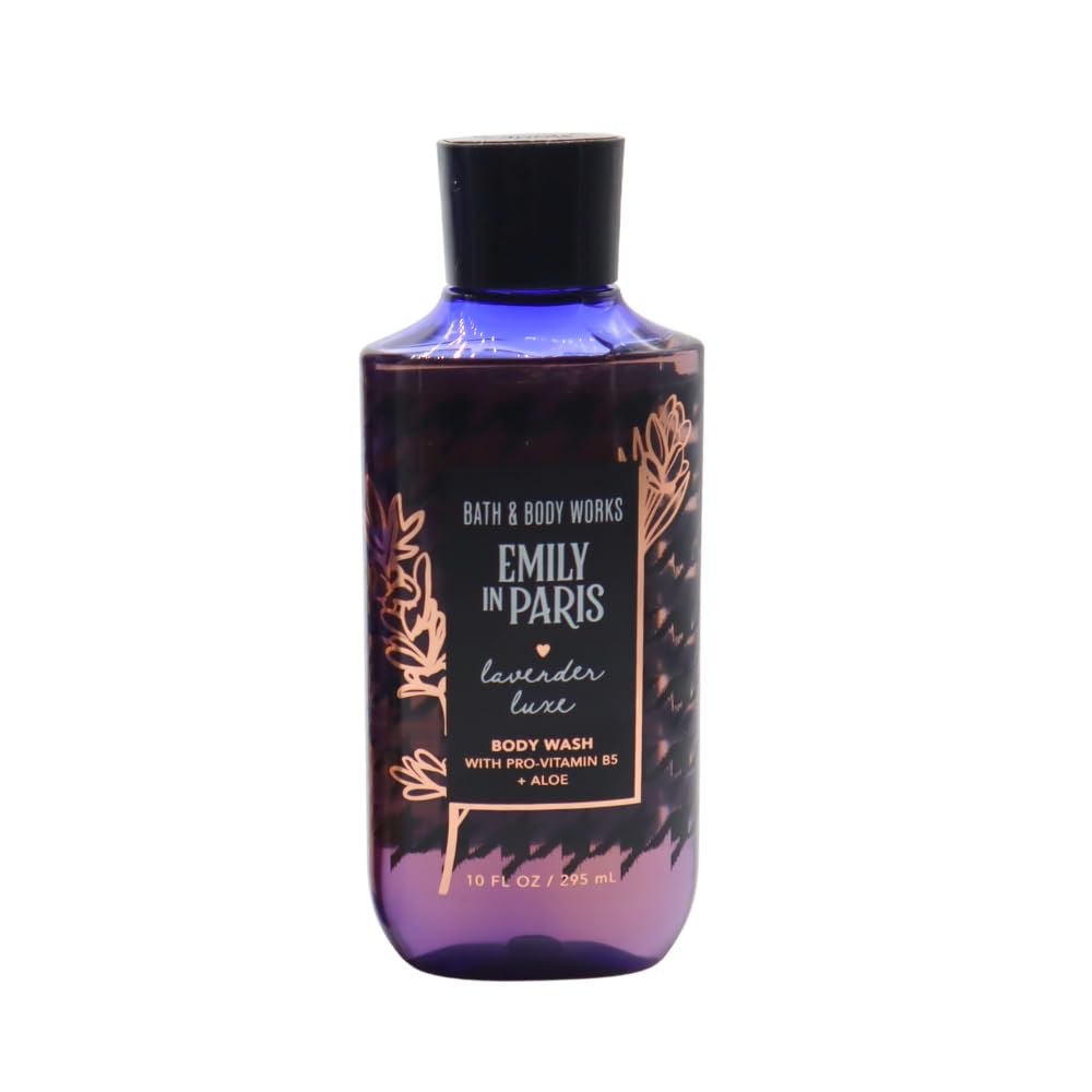 Bath & Body Works Emily in Paris Collections LAVENDER LUXE 3pc Gift Set with a Red Bow for Holidays – Body Cream, Fine Fragrance Mist & Body Wash – Full Size - Image 8