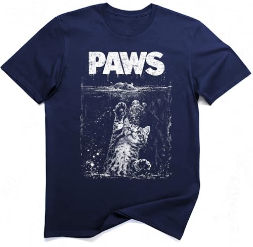 T-Shirt Chat Paws Humour Noir Horreur pour Afficher Votre Ironie