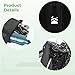 Front Fork Bag, Waterproof Quick Release Dry Bag, Reflective Nylon, 6L For Cycling And Outdoor Activities