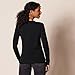 Amazon Essentials Women's Lightweight Long-Sleeve V-Neck Sweater, 100% Cotton, Black, Large