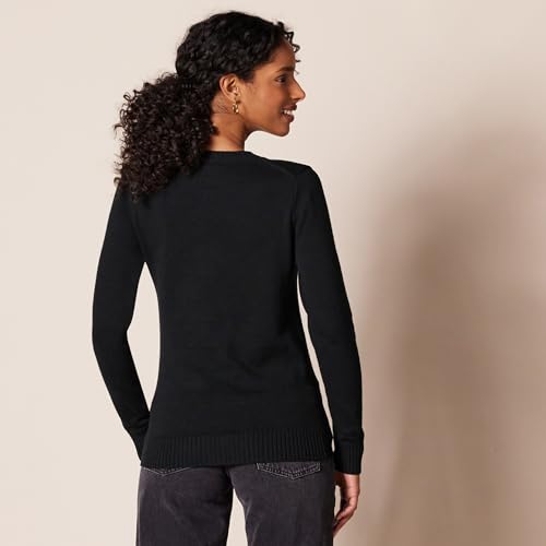 Amazon Essentials Women's Lightweight Long-Sleeve V-Neck Sweater, 100% Cotton3