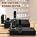 KTZCTPCA Heat Cutting Ribbon Cutter, Electric Hot Ribbon Cutting Machine with Fan, 100-600℃ Adjustable Webbing Cutting Tool Hot Hair Band Cutter, DIY Rope Band Craft Manual Cut Tool for Home