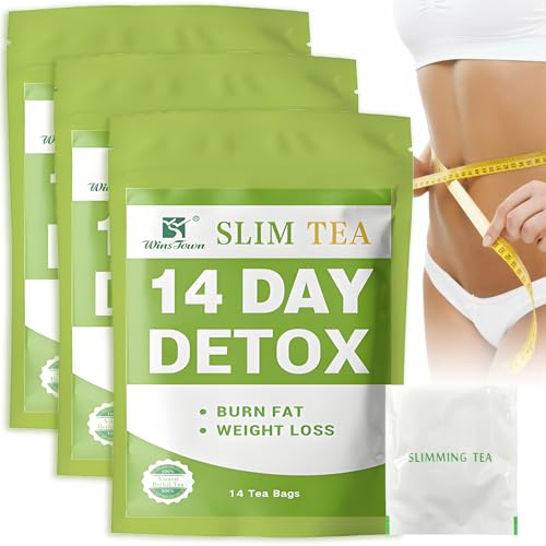 14 Tage Tee Zum Abnehmen, Detox Cleanse Weight Loss Tea, Detox Tee Zum Abnehmen, Sanfte Entgiftung und Reinigung zur Gewichtsreduktion und zum Abbau von Bauchfett