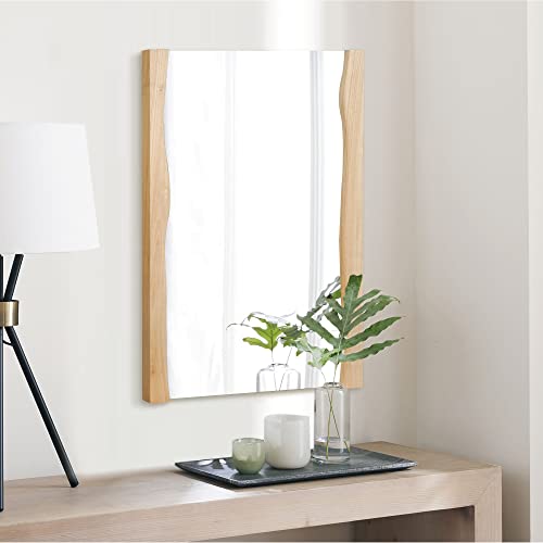 Tanmicoshomy YM001 Natural Wood Mirror 24X32 Inch thumb #5