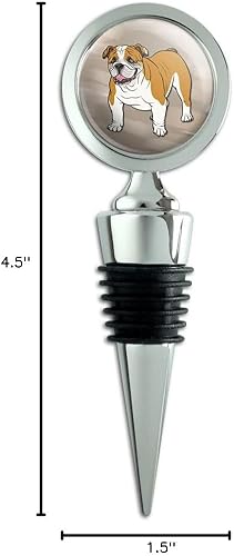 Miniatura 2 de Tapón para botella de vino de perro Bulldog Inglés