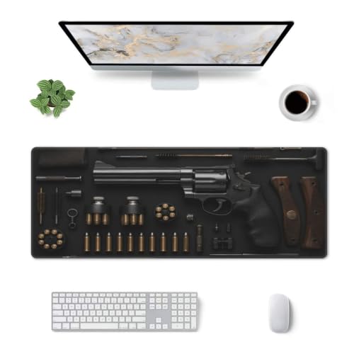 Maintenance Accessories Black Layout Large Gaming Mouse Pad 12"X31.5", Extended