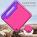 AVAWO Shockproof Kids Case for Samsung Galaxy Tab A9+ Plus 11 inch with Built-in Screen Protector, Rose+Purple
