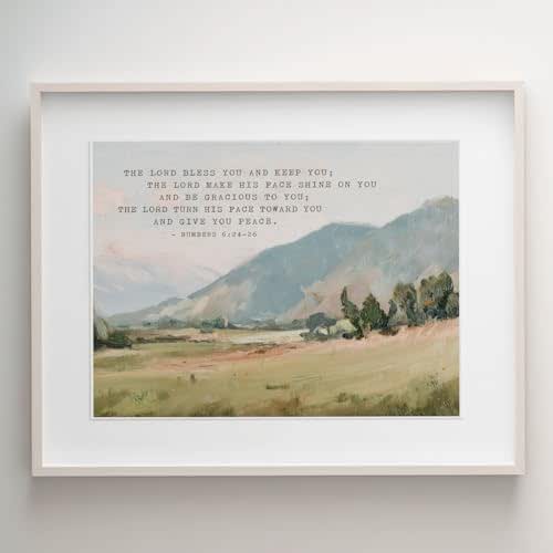 Amazon.com: Christian Wall Art Print, Bible Verse Wall Art, May The ...