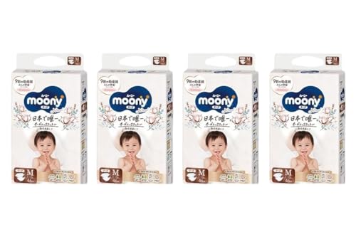 ムーニーナチュラル(テープタイプ)Mサイズ 46枚入り×4パック ユニ・チャーム おむつ 赤ちゃん用品 ベビー用品