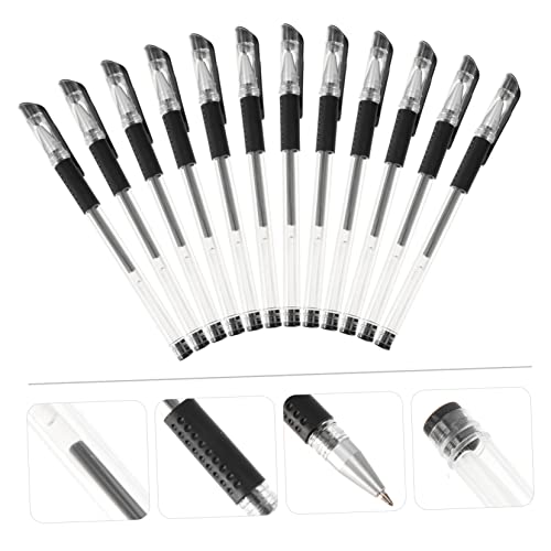 12 bolígrafos de tinta gel con diseño ergonómico para escritura suave miniatura 4