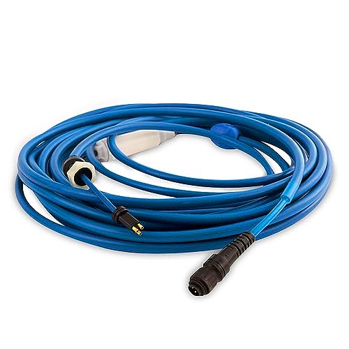 Dolphin Genuine Replacement Part Durable 60 FT Blue Cable with Swivel for Tangle-Free Operation with Bluetooth/Wi-Fi Models 9995899-DIY