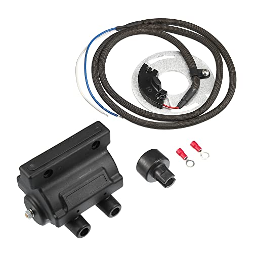 X AUTOHAUX Electronic Ignition Coil Kit Dual Fire Control Module for Dyna S for Harley Davidson Softail Heritage Sportster 883 1971-2003