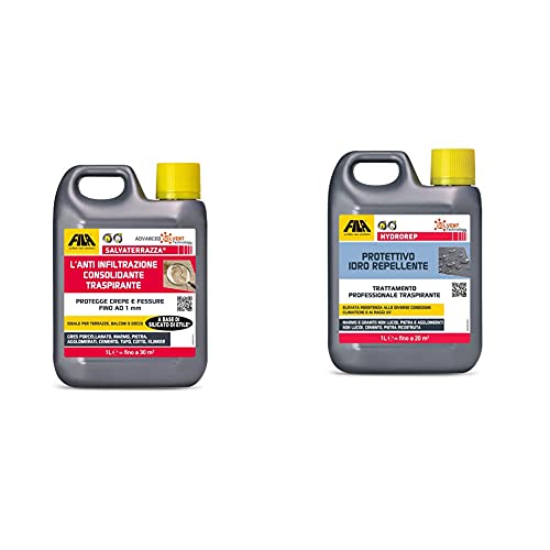Fila SALVATERRAZZA e Hydrorep Idrorepellente