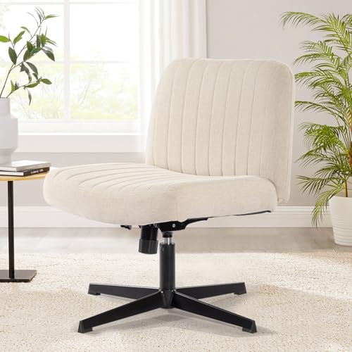 Bosmiller Schneidersitz Stuhl mit Stoffpolsterung,Criss Cross Chair Breiterem...