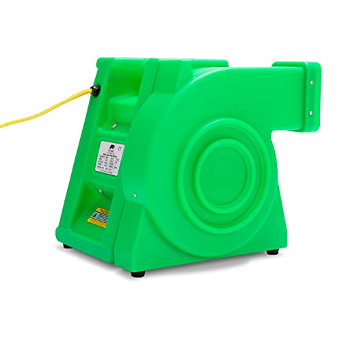 B-Air 2 HP Air Blower, Powerful Bounce House Blower Fan for Large Inflatable Bouncy House, Bouncy Castle and Water Slides, BA-BP-2-PL, Green by B-Air Dryers - Image 4