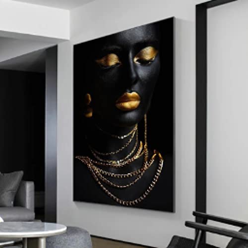 Image de luxe femme africaine pour décoration murale de maison