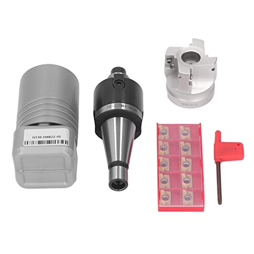 Fresa de planear indexable con cuerpo de acero templado de alta resistencia al desgaste
