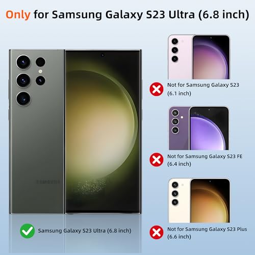 for Samsung Galaxy S23 Ultra Case,Liquid Silicone Upgrade [Soft Anti-Scratch Microfiber Lining][2 HD Screen Protector][Full Camera Protection] Shockproof Case for Samsung S23 Ultra 6.8 inch -White - image 2