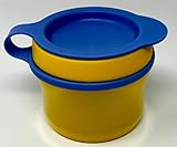Tupperware Kinder Minions Snack Rumpelstilzchen TupperCare 150 ml gelb blau Baby Behälter Dose Box