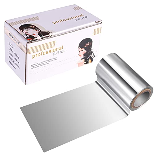 Fuyamp 1 Pack 15 M Foil Silver Hair Foil