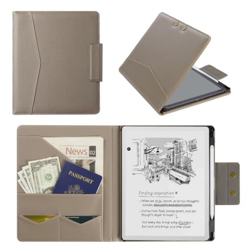 Image of CoBak Premium Leather Case for TCL 11 inch Device with File Folders