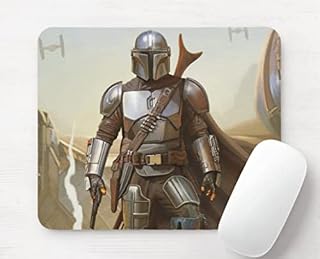 Genuine_Mugs The Mandalorian Star Wars Official Mice Mouse Pad Mat Pad 5mm Computer PC Accessories