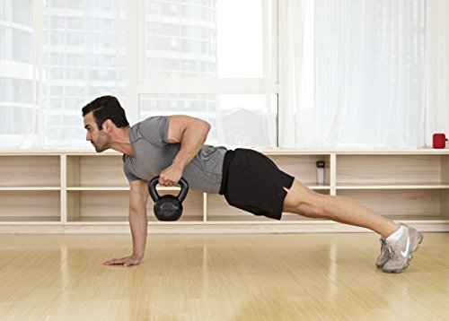 Kettlebell Weights Cast Iron By Day 1 Fitness – 50 Pounds - Ballistic Exercise, Core Strength, Functional Fitness, And Weight Training Set - Free Weight, Equipment, Accessories #TOP6