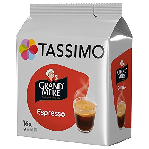 Café en capsules GRAND'MÈRE Tassimoespresso X16 café qualité supérieure 104g