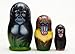 Golden Cockerel Gorilla Nesting Doll 3pc./3.5