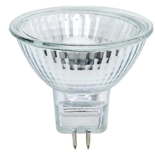 Halogen Spot 20w 12v GU5.3 Casell Lighting 50mm MR16 12° Dichroic Reflector Glass Front Light Bulb