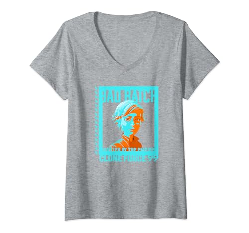 T-shirt Star Wars The Bad Batch Omega Wanted pour femme en coton col V
