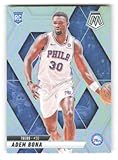 2024-25 Panini Mosaic Silver #210 Adem Bona RC Rookie Philadelphia 76ers NBA Basketball Trading Card