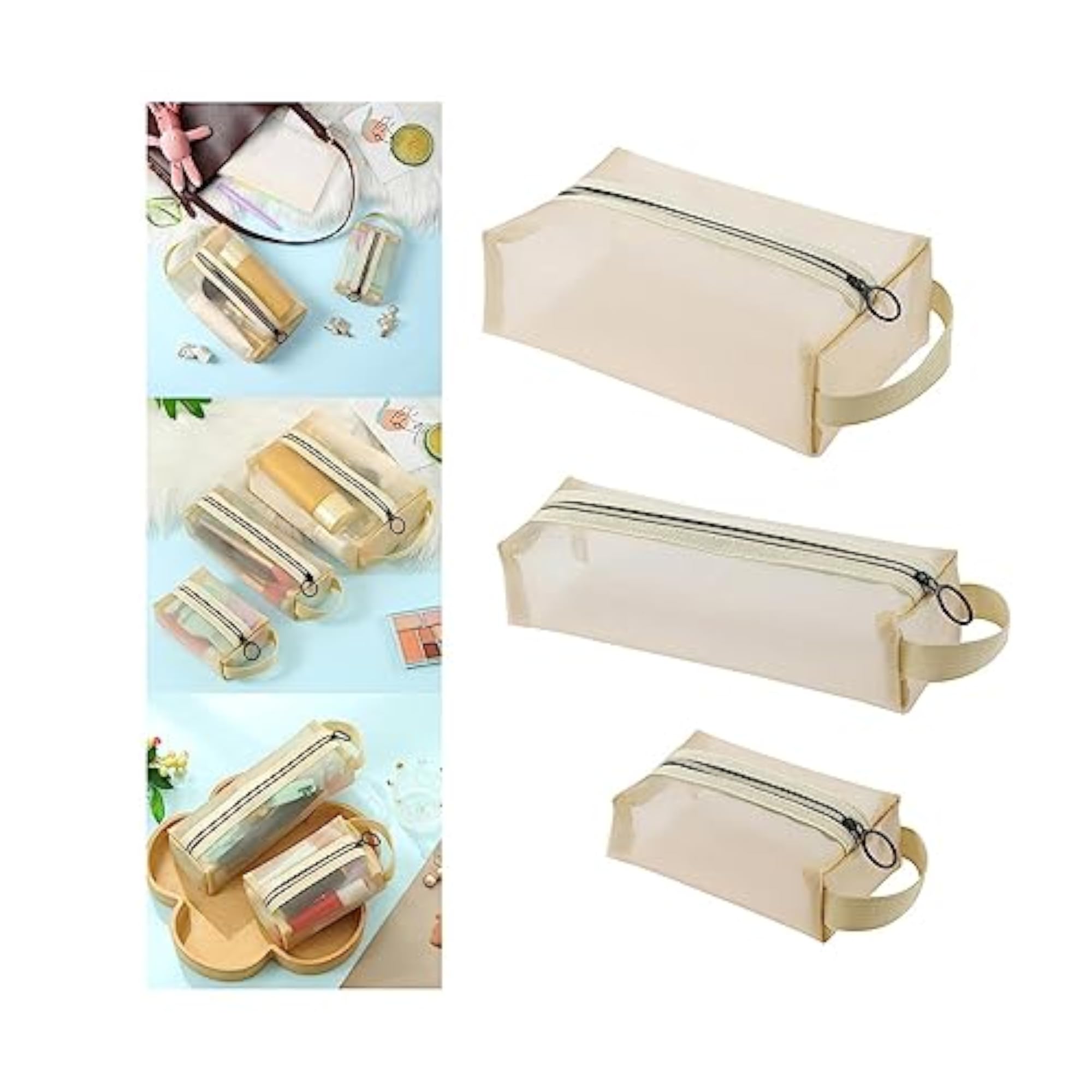 Cosmetic Bags Dustproof Toiletries Makeup Pouches