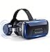 FIYAPOO 3D VR Brille mit HiFi Kopfhörern, Immersive Virtual Reality für Spiele & Filme, Ergonomisches Design, Unterstützt 4,7-7,2 Zoll Smartphones, Weihnachten Geschenk für Kinder