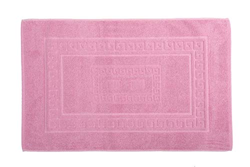 Preisvergleich Produktbild HomeLife Badezimmerteppich Rosa, 60X180 - Badematte saugstark - Maschinenwaschbarer Badteppich - Badvorleger & Duschvorleger mit italienischem Flair - Teppich für EIN schönes Badezimmer - Badematte