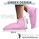 ICEHOF Kühlsocken (1 Paar) Sanfter Stoff - Kühl-Schuhe mit Gel Kältetherapie für Füße Zehen bei Chemo-Therapie Rheuma Eis-Socken Chemo - OneSize Unisex
